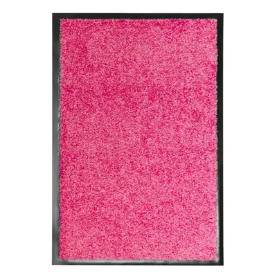 vidaXL Doormat Washable Pink Home Garden Barrier Entrance Rug for Front Door