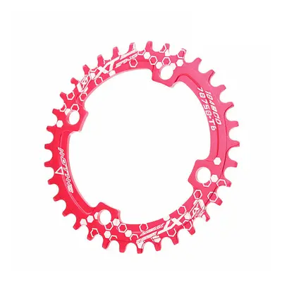 (Red, 32T) 32/34/36/38T Mountain Bike Discs Bike Components Round Narrow Wide Chainring Bicycle 