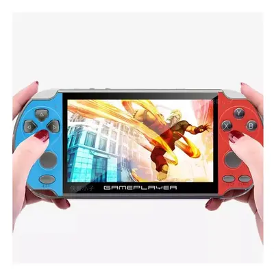 (Blue+Red) Games Handheld Game Console Support PS1 NES SFC CPS NEOGEO Games 5.1 Inch Screen Bit 