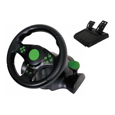 Kabalo Gaming Vibration Racing Steering Wheel (23cm) and Pedals for XBOX ONE PS3 PS2 PC USB