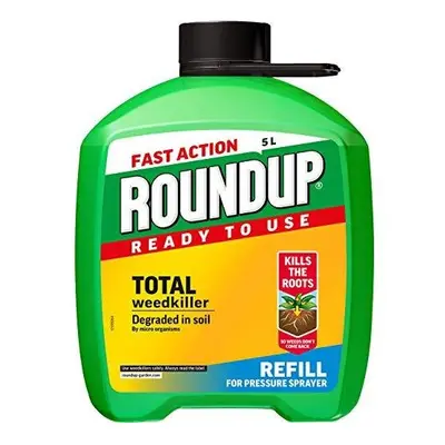 Roundup Fast Action Total Weedkiller 5L Refill