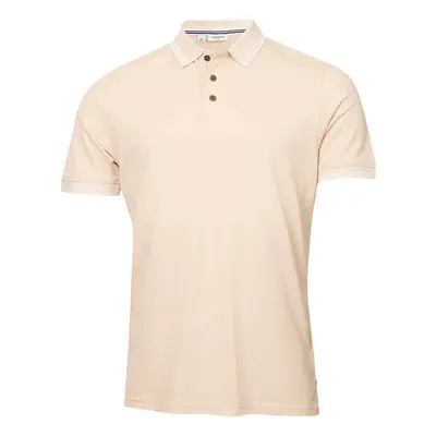 (XXXL, Stone Tipped) Calvin Klein Mens Campus Button Ribbed Collar Golf Polo Shirt