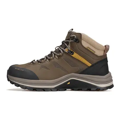 (khaki, 45) Humtto Mountain Hiking Shoes Rubber Trekking Boots For Men Winter Work Safety Ankle 