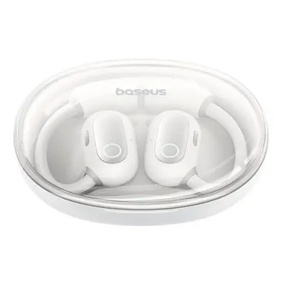 (White) Baseus Eli Sport Open Ear Bluetooth Headphones