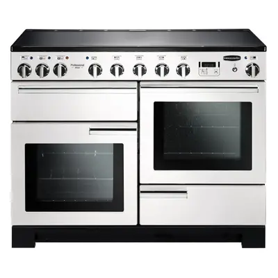 Rangemaster PDL110EIWH/C Professional Deluxe Induction White 110cm Range Cooker - A Rated