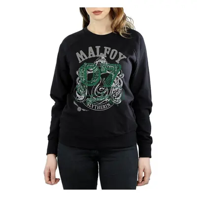 (M, Black) Harry Potter Womens/Ladies Seeker Draco Malfoy Sweatshirt