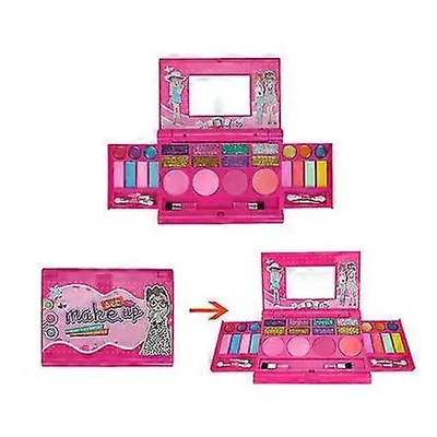 Children's Cosmetics Makeup Nail Polish Set Little Girl Simulation Makeup Toys Birthday Gifts Pl