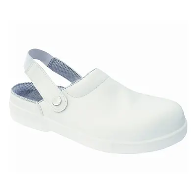 (10.5, White) Portwest Unisex Steelite Safety Clog (FW82) / Workwear