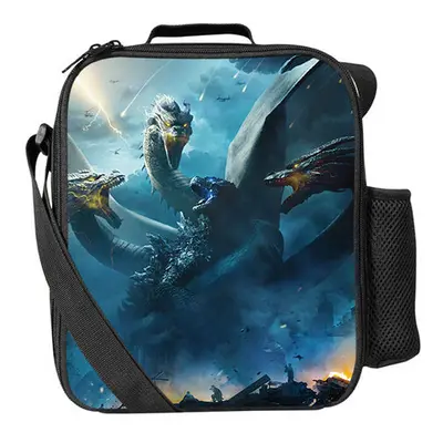 (06) Godzilla Lunch Bag Thermal Insulated Cooler School