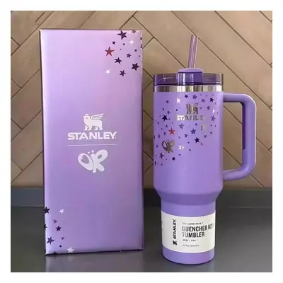 (Starry Sky Purple) Stanley x Olivia Rodrigo Stainless Steels Water Bottle 40oz Xmas Gift New