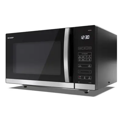 Sharp YC-QS302AU-B Litre 900W Digital Flatbed Microwave Oven - Black