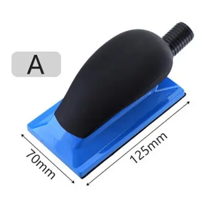 (Type A - x 125mm) ABS Vacuum Hand Push Pad Grinding Plate Sheet Spray Paint Tool for Wood Polis