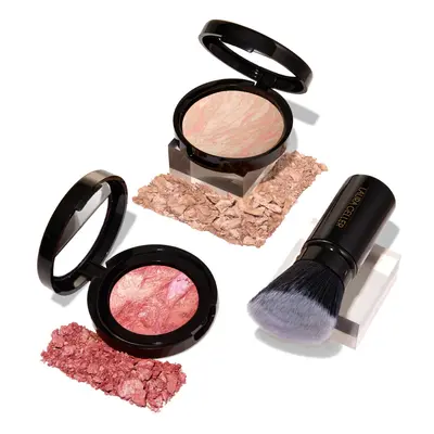 LAURA GELLER NEW YORK Blush-n-Balance 3pc Kit Baked Balance-N-Brighten Color Correcting Foundati