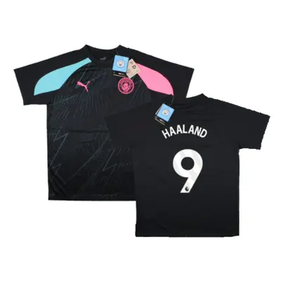 (SB) Man City Pre-Match Jersey (Dark Navy) - Kids (HAALAND 9)