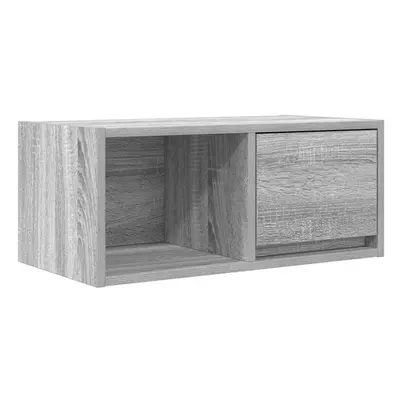 (grey sonoma, pcs/ cm) vidaXL TV Cabinet Sonoma Oak 80x31x25.5 cm Engineered Wood TV bench