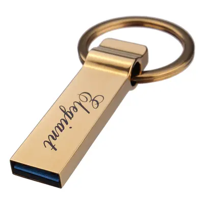 (16GB) Golden USB Flash Drive 16G 32G USB3.0 Thumbdrive Waterproof Metal Pendrive