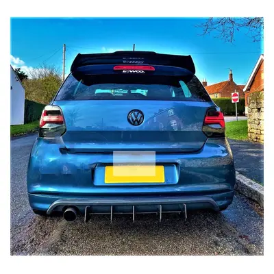 VW Polo MK5 6R 6C GTI R Batman Style Gloss Black Boot Spoiler