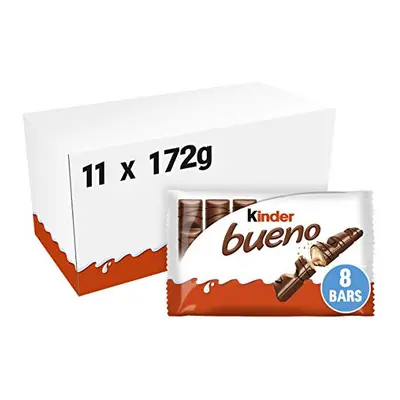 Kinder Bueno Wafer Twin Chocolate Bars, Bulk Chocolate Box, Gift Pack, Milk Chocolate Covered Wa