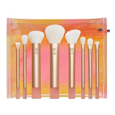 REAL TECHNIQUES The Wanderer Make up Brush Kit, Premium and Professional Midi-size Brush Set wit