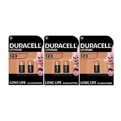 5 x Duracell Lithium Batteries (2 Blister Packs of Batteries + Blister with Battery) Batteries (