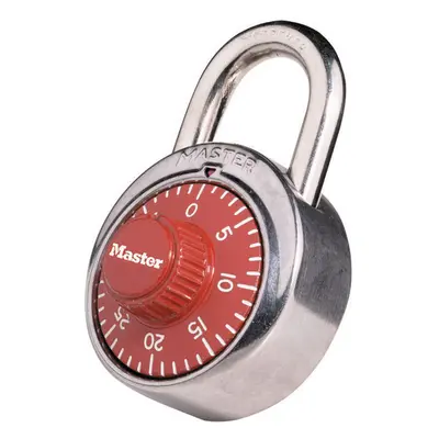 PADLOCK COMB RED DIAL (Pack of 1)