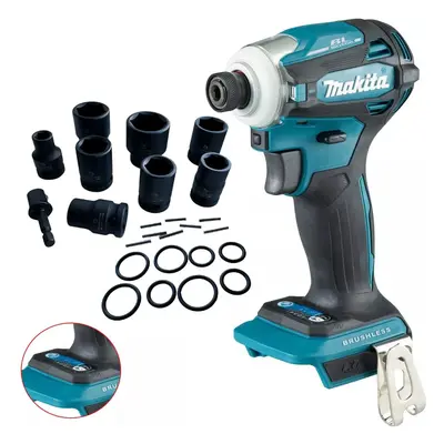 Makita DTD172Z 18v LXT Brushless Cordless Stage Impact Driver Bare +9pc Socket