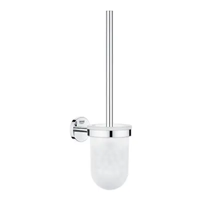 Grohe BauCosmopolitan Toilet Brush Set, Starlight Chrome