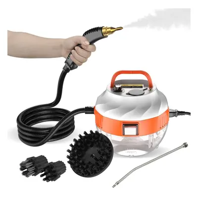 (white, EU Plug) 2500w Portable Handheld Steam Cleaner High Temperature Pressurized Steam Cleani