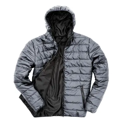 (2XL UK, Frost Grey/Black) Result Core Mens Soft Padded Jacket