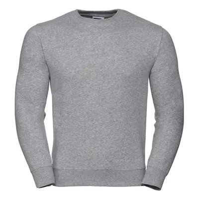 (4XL, Light Oxford) Russell Mens Set-in Sweatshirt