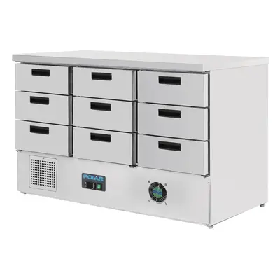 Polar G-Series Refrigerated Counter with Drawers 368Ltr