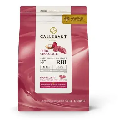 Callebaut Ruby RB1 Chocolate Callets 2.5kg