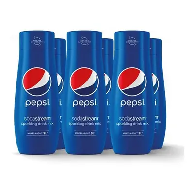 SodaStream Flavours Pepsi Sparkling Drink Mix, Soda & Fizzy Drink Maker Concentrate, Original Pe