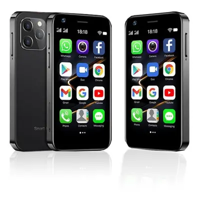 (black, 2GB&16GB) Soyes Xs12 Pro 4g Mini Smartphone 3.0 Inches Android 10.0 Bluetooth Wifi Otg F