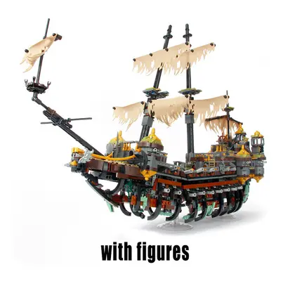 (2344PCS) Stock Pirate Imperial Caribbean Ship Flagship Black Pearl Silent Mary