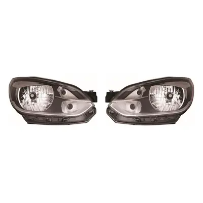 VW Up Hatchback 2012-12/2016 Chrome Surround Headlights Headlamps Pair O/S & N/S