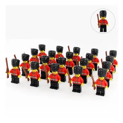 21PCS British Royal Guards Honor Guard Minifigure Building Block Toys