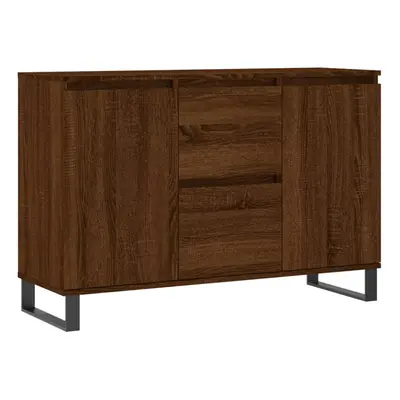 vidaXL Sideboard Storage Cabinet Cupboard Side Cabinet Brown Oak Engineered Wood