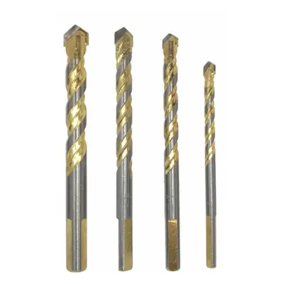 (10Â Pcs Ã 12mm Drill Bit) 4/5/6/7/10Pcs Multi-functional Tungsten Carbide Tip Glass Drill Bit 