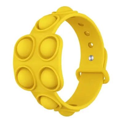 () Bracelet Keychain Press Puzzle Decompression Finger Bubble Music Silicone Toys Desktop Educat