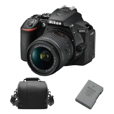 NIKON D5600 KIT AF-P 18-55MM F3.5-5.6G VR+camera Bag+EN-EL14A Battery