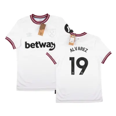 (4XL) West Ham United Away Shirt (ALVAREZ 19)