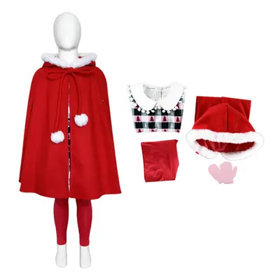 (2XL) Stole How The Christmas Cindy Lou Who Cosplay Costume Halloween Role Play