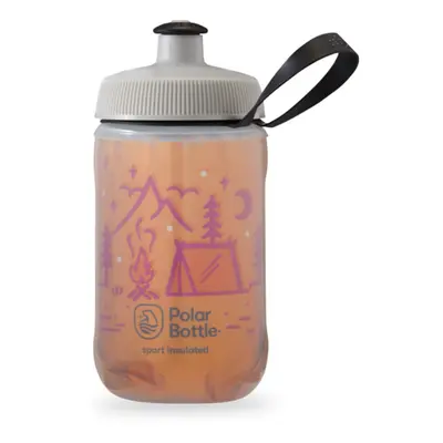 Polar Bottle Kids Insulated Water Bottle - 12oz campfire - Tangerine - BPA Free Sport & Bike Wat