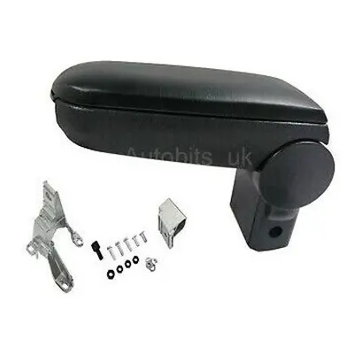 Vw Golf Mk4 Iv Bora New Beetle Car Armrest + Assembly Set Black Eco Leather