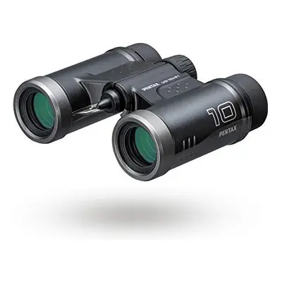 Pentax Binoculars UD 10x21- Black 10x magnification with roof prism Bright and clear viewing, li