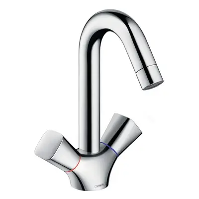 hansgrohe Logis Basin Tap 150, Without Waste, Chrome, Silver