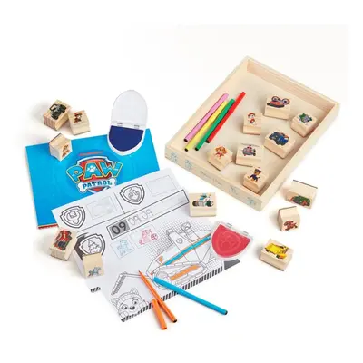 Melissa & Doug Multicolour Paw Patrol Wooden Activity Stamp Set