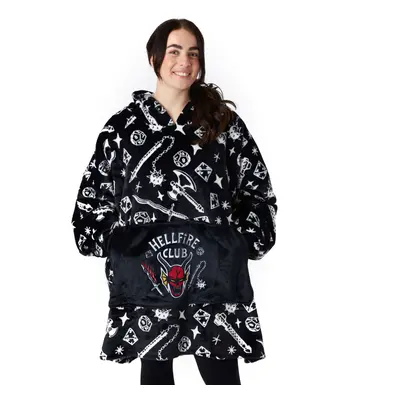 Stranger Things Blanket Hoodie (Unisex Black)