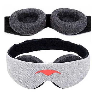 Manta Sleep Mask - 100% Blackout Eye Mask - Zero Eye Pressure - Adjustable Eye Cups - Guaranteed